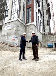 Президент турецкой группы компаний Alucon посетил строительную площадку Novatoria